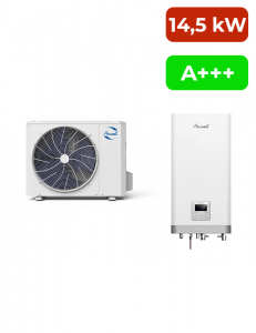 Pompe à chaleur mural Airwell Wellea Split 14 kW, classe énergétique A+++