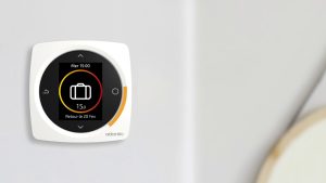 un thermostat sur un mur pour régler la température